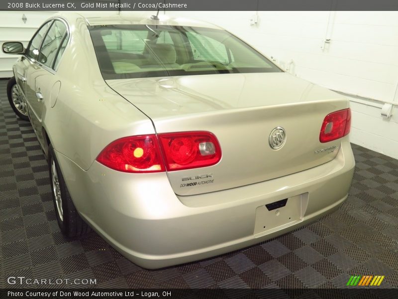 Gold Mist Metallic / Cocoa/Cashmere 2008 Buick Lucerne CX