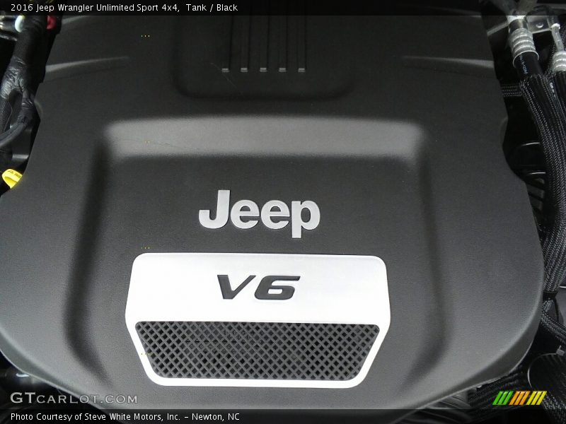 Tank / Black 2016 Jeep Wrangler Unlimited Sport 4x4