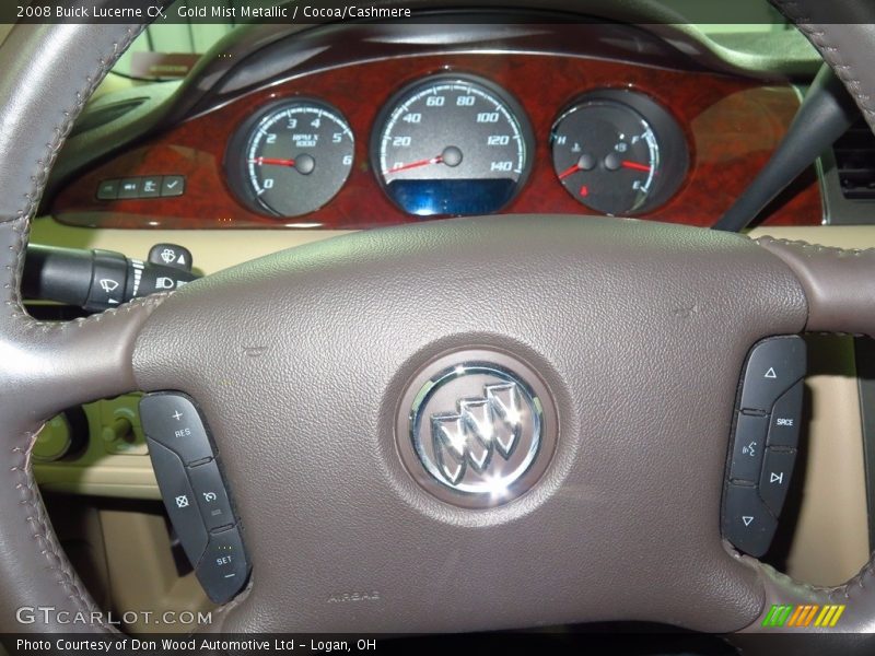 Gold Mist Metallic / Cocoa/Cashmere 2008 Buick Lucerne CX