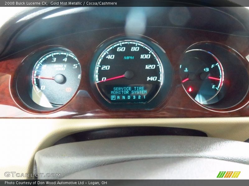 Gold Mist Metallic / Cocoa/Cashmere 2008 Buick Lucerne CX