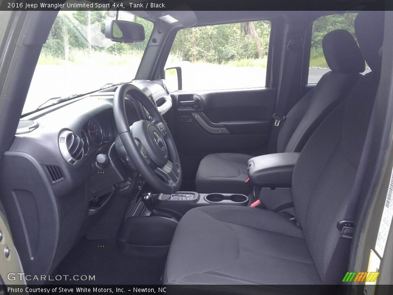 Tank / Black 2016 Jeep Wrangler Unlimited Sport 4x4