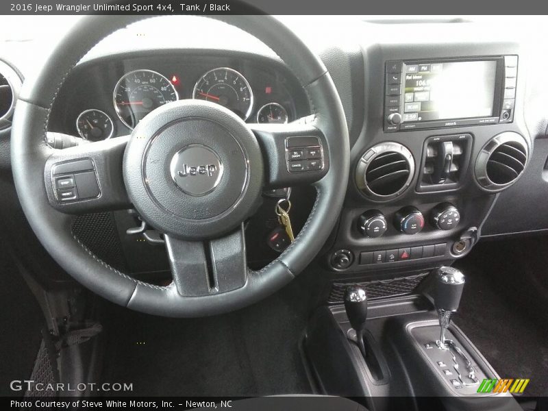 Tank / Black 2016 Jeep Wrangler Unlimited Sport 4x4