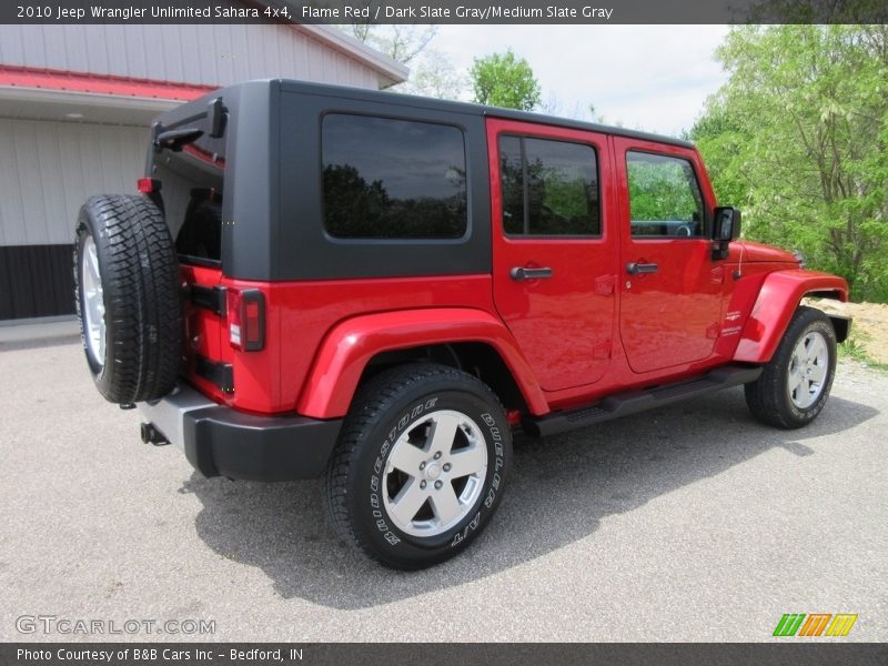 Flame Red / Dark Slate Gray/Medium Slate Gray 2010 Jeep Wrangler Unlimited Sahara 4x4