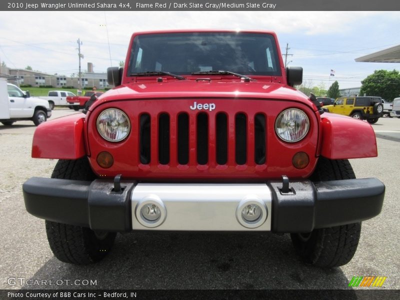 Flame Red / Dark Slate Gray/Medium Slate Gray 2010 Jeep Wrangler Unlimited Sahara 4x4