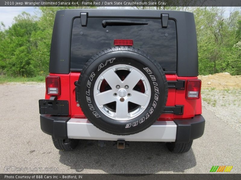 Flame Red / Dark Slate Gray/Medium Slate Gray 2010 Jeep Wrangler Unlimited Sahara 4x4