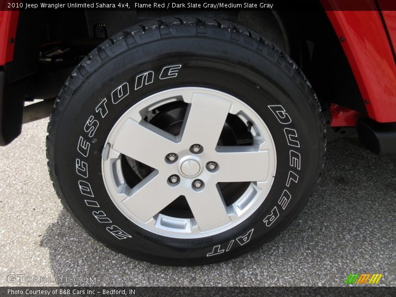 Flame Red / Dark Slate Gray/Medium Slate Gray 2010 Jeep Wrangler Unlimited Sahara 4x4