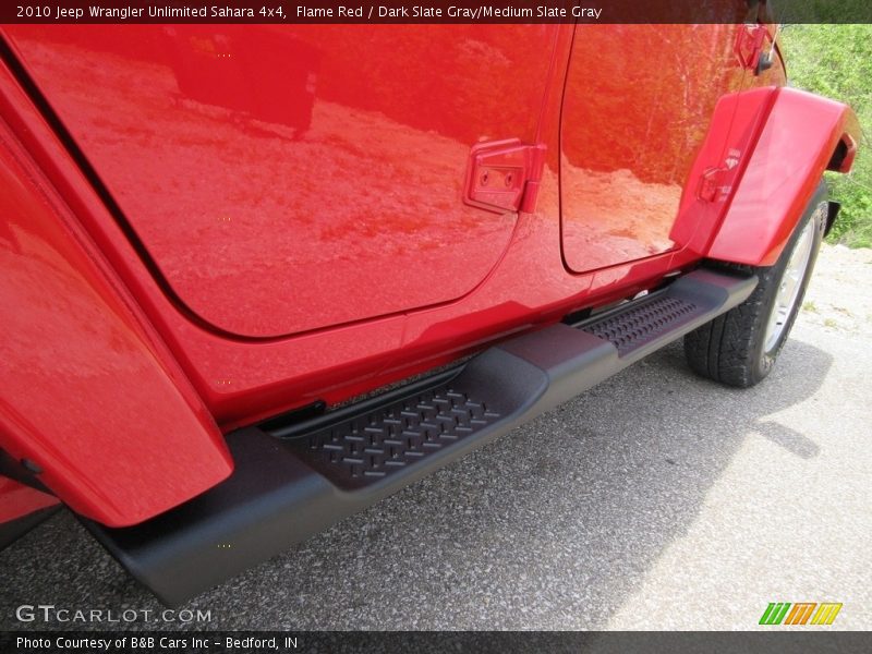 Flame Red / Dark Slate Gray/Medium Slate Gray 2010 Jeep Wrangler Unlimited Sahara 4x4