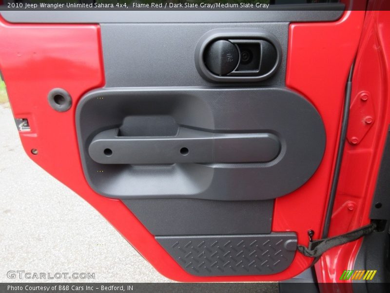 Flame Red / Dark Slate Gray/Medium Slate Gray 2010 Jeep Wrangler Unlimited Sahara 4x4