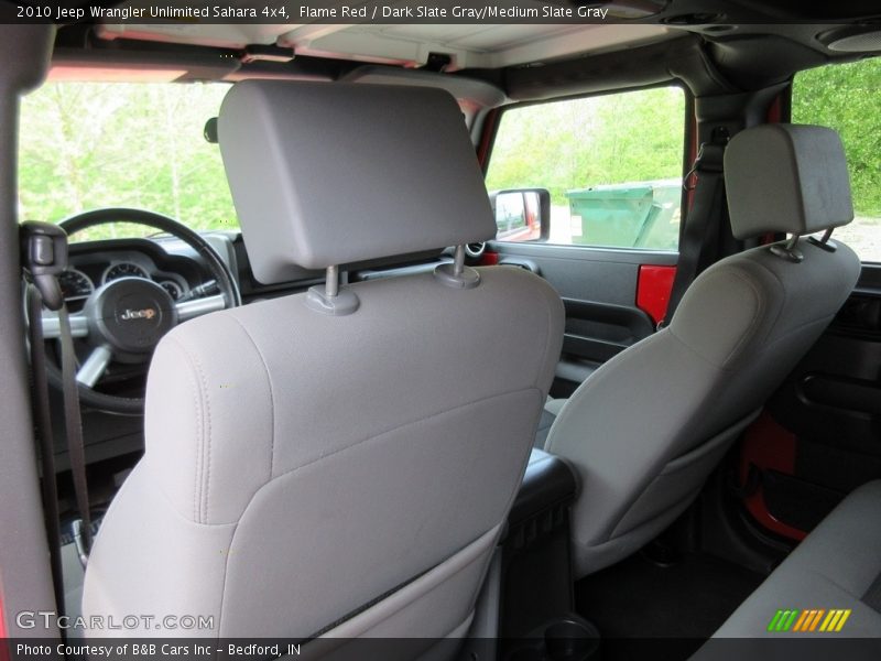 Flame Red / Dark Slate Gray/Medium Slate Gray 2010 Jeep Wrangler Unlimited Sahara 4x4