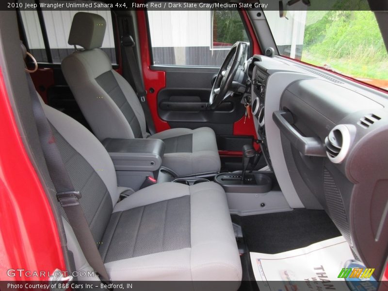 Flame Red / Dark Slate Gray/Medium Slate Gray 2010 Jeep Wrangler Unlimited Sahara 4x4