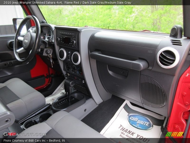 Flame Red / Dark Slate Gray/Medium Slate Gray 2010 Jeep Wrangler Unlimited Sahara 4x4