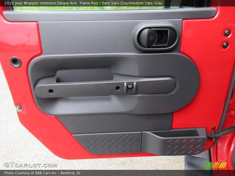 Flame Red / Dark Slate Gray/Medium Slate Gray 2010 Jeep Wrangler Unlimited Sahara 4x4
