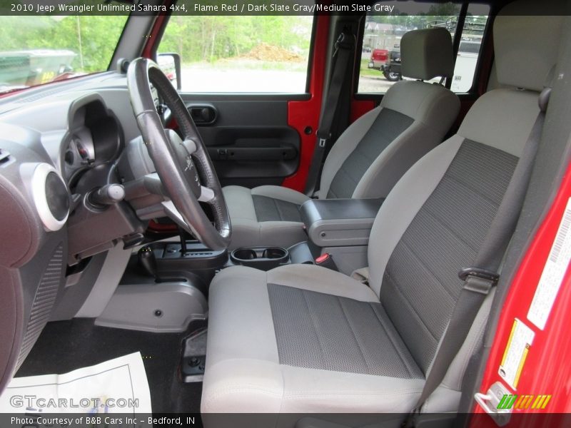 Flame Red / Dark Slate Gray/Medium Slate Gray 2010 Jeep Wrangler Unlimited Sahara 4x4
