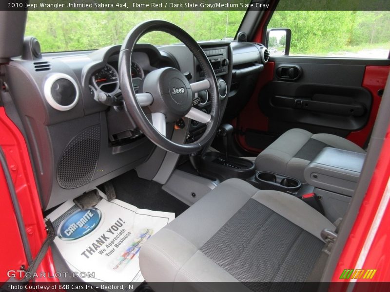 Flame Red / Dark Slate Gray/Medium Slate Gray 2010 Jeep Wrangler Unlimited Sahara 4x4