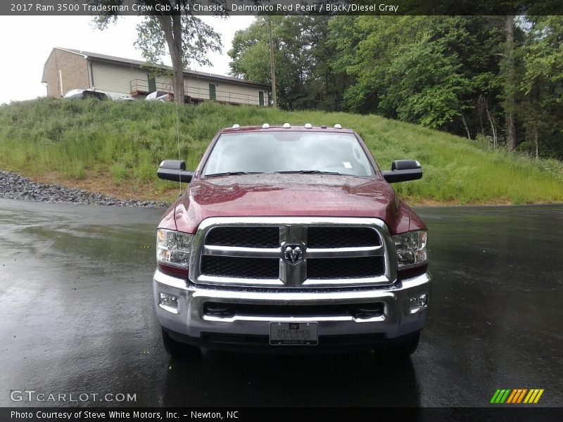 Delmonico Red Pearl / Black/Diesel Gray 2017 Ram 3500 Tradesman Crew Cab 4x4 Chassis