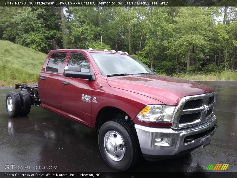 Front 3/4 View of 2017 3500 Tradesman Crew Cab 4x4 Chassis