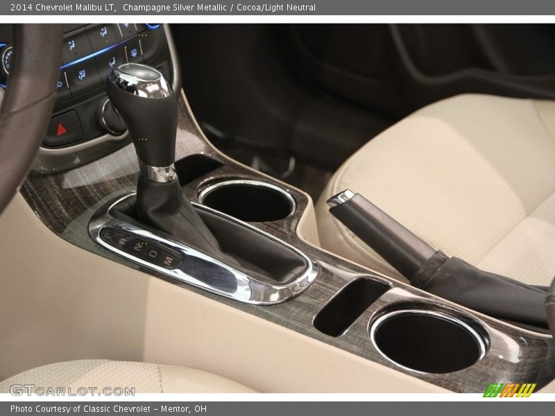 Champagne Silver Metallic / Cocoa/Light Neutral 2014 Chevrolet Malibu LT