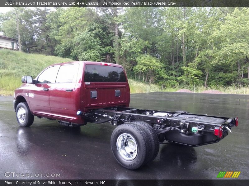 Delmonico Red Pearl / Black/Diesel Gray 2017 Ram 3500 Tradesman Crew Cab 4x4 Chassis