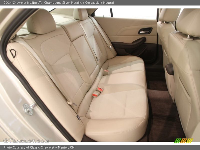 Champagne Silver Metallic / Cocoa/Light Neutral 2014 Chevrolet Malibu LT