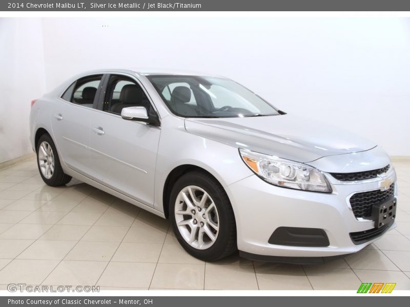 Silver Ice Metallic / Jet Black/Titanium 2014 Chevrolet Malibu LT