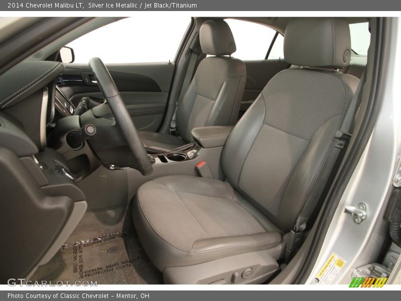 Silver Ice Metallic / Jet Black/Titanium 2014 Chevrolet Malibu LT