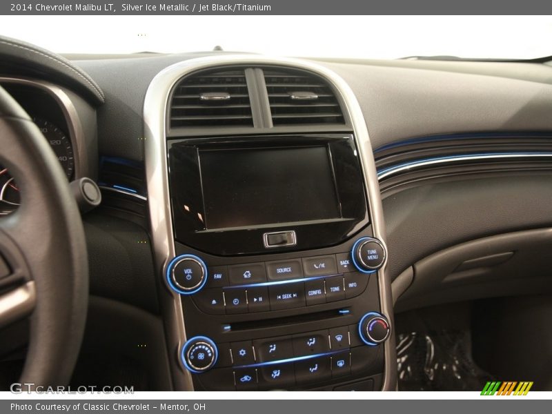 Silver Ice Metallic / Jet Black/Titanium 2014 Chevrolet Malibu LT