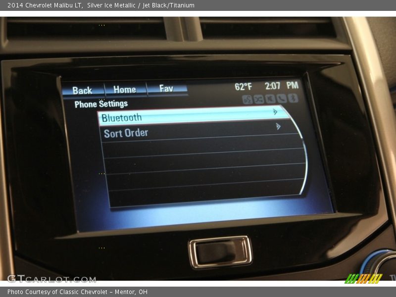 Silver Ice Metallic / Jet Black/Titanium 2014 Chevrolet Malibu LT