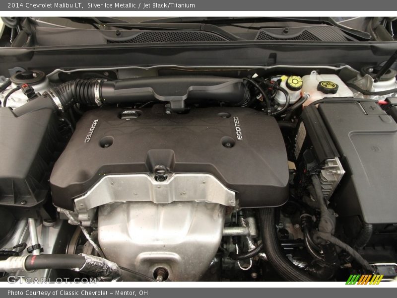 Silver Ice Metallic / Jet Black/Titanium 2014 Chevrolet Malibu LT