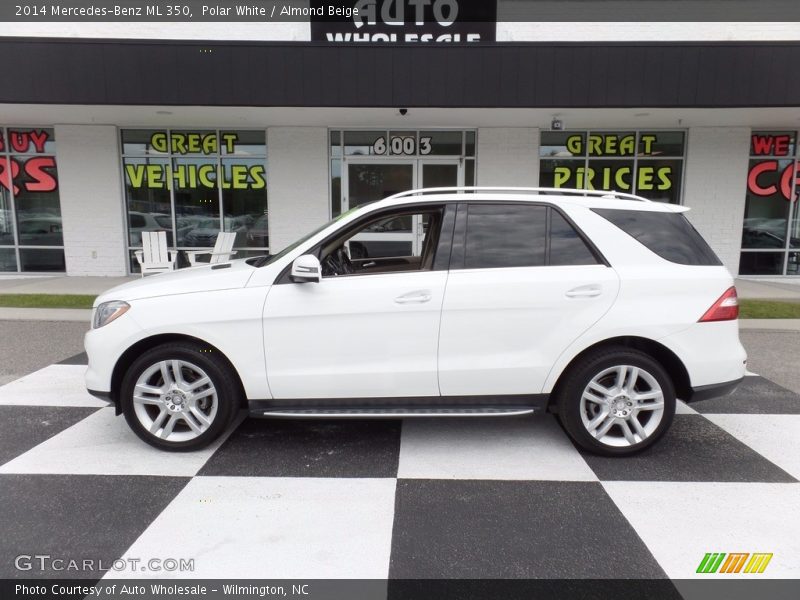 Polar White / Almond Beige 2014 Mercedes-Benz ML 350