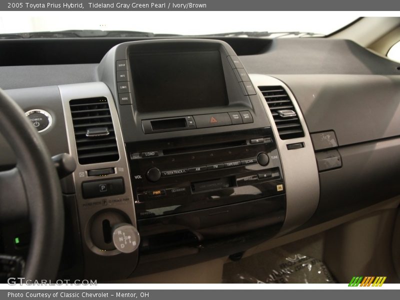 Tideland Gray Green Pearl / Ivory/Brown 2005 Toyota Prius Hybrid