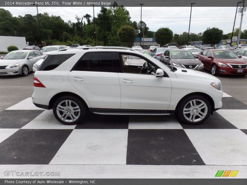 Polar White / Almond Beige 2014 Mercedes-Benz ML 350