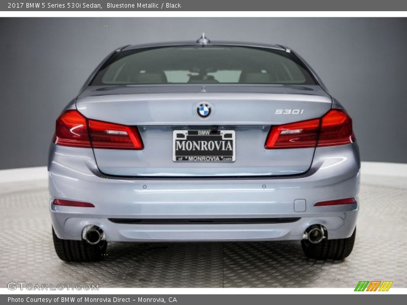 Bluestone Metallic / Black 2017 BMW 5 Series 530i Sedan