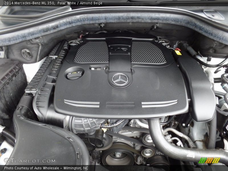 Polar White / Almond Beige 2014 Mercedes-Benz ML 350