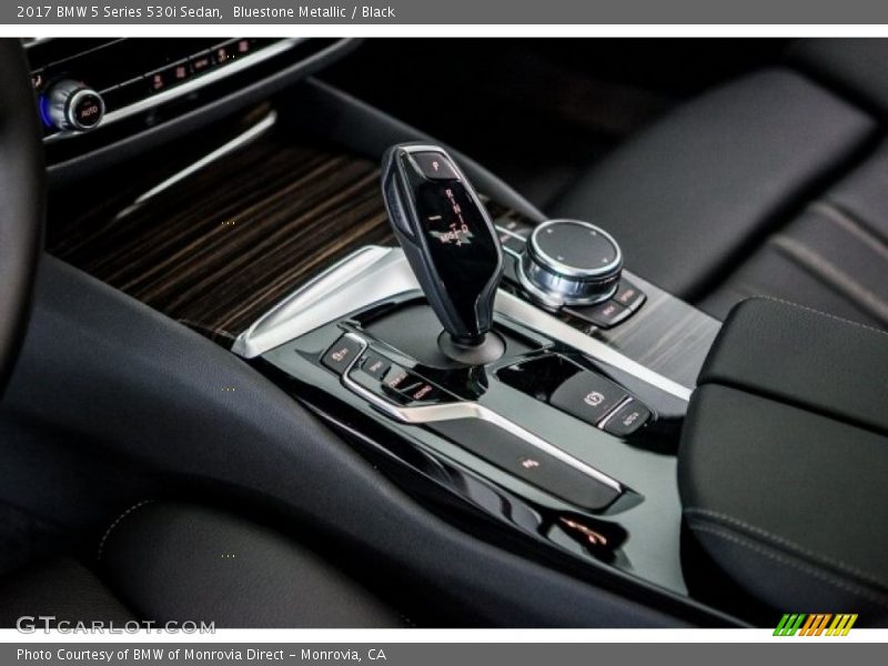 Bluestone Metallic / Black 2017 BMW 5 Series 530i Sedan