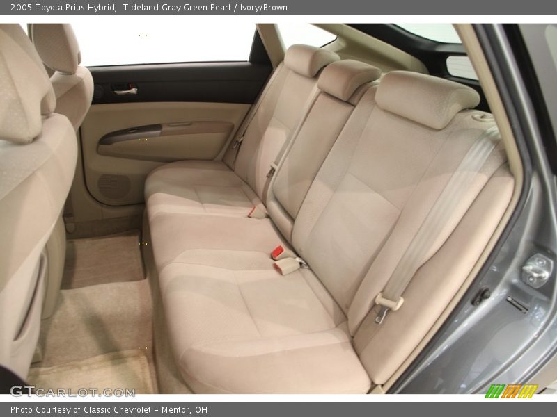 Tideland Gray Green Pearl / Ivory/Brown 2005 Toyota Prius Hybrid