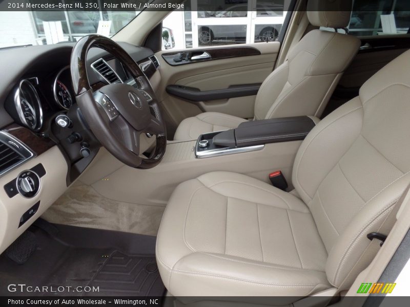 Polar White / Almond Beige 2014 Mercedes-Benz ML 350