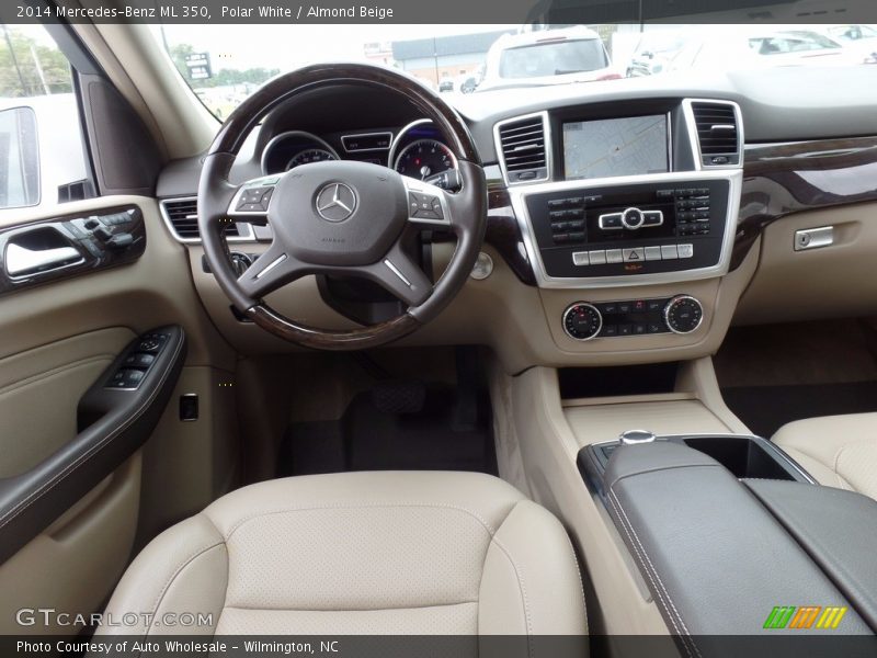 Polar White / Almond Beige 2014 Mercedes-Benz ML 350