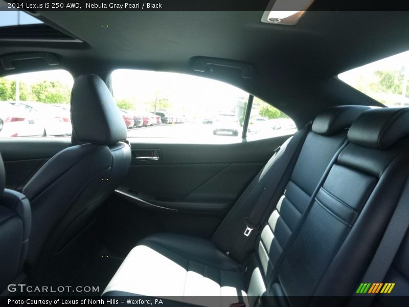 Nebula Gray Pearl / Black 2014 Lexus IS 250 AWD