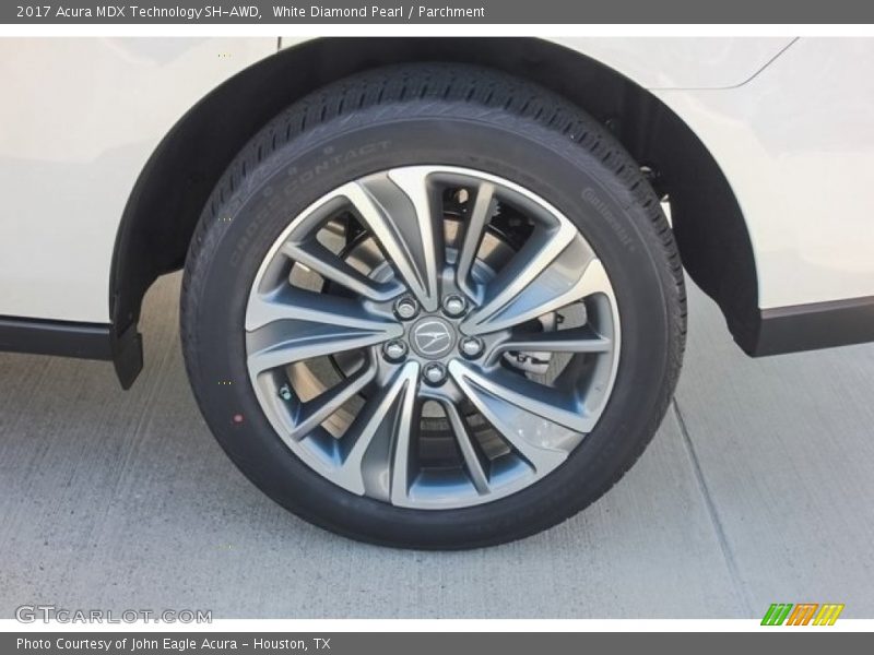 White Diamond Pearl / Parchment 2017 Acura MDX Technology SH-AWD