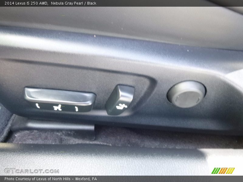 Nebula Gray Pearl / Black 2014 Lexus IS 250 AWD