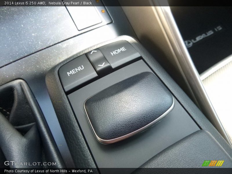 Nebula Gray Pearl / Black 2014 Lexus IS 250 AWD