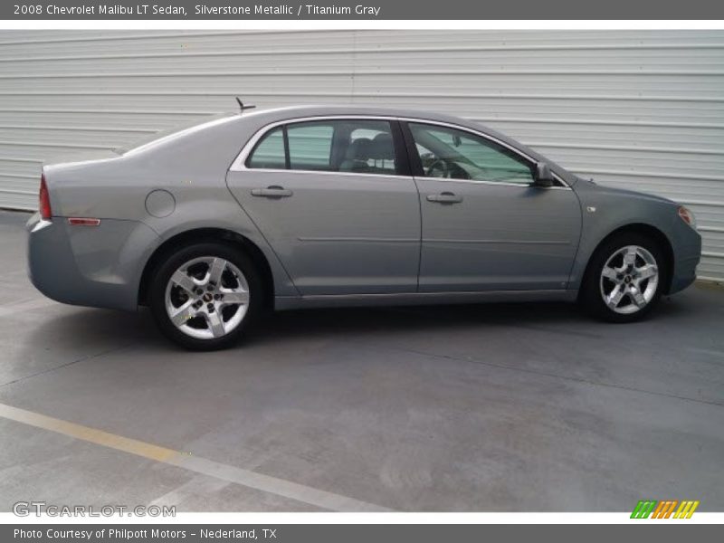 Silverstone Metallic / Titanium Gray 2008 Chevrolet Malibu LT Sedan