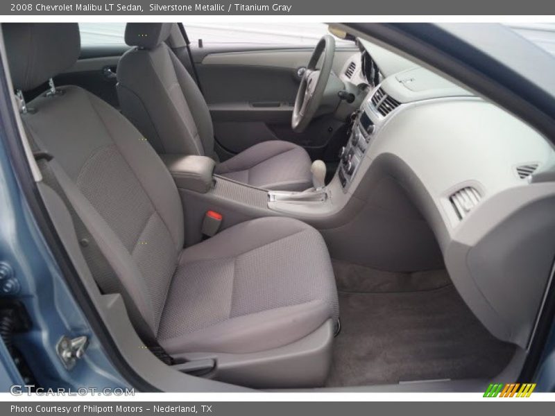 Silverstone Metallic / Titanium Gray 2008 Chevrolet Malibu LT Sedan