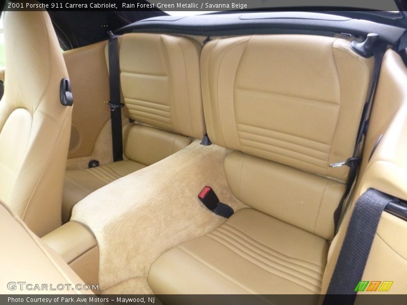 Rear Seat of 2001 911 Carrera Cabriolet