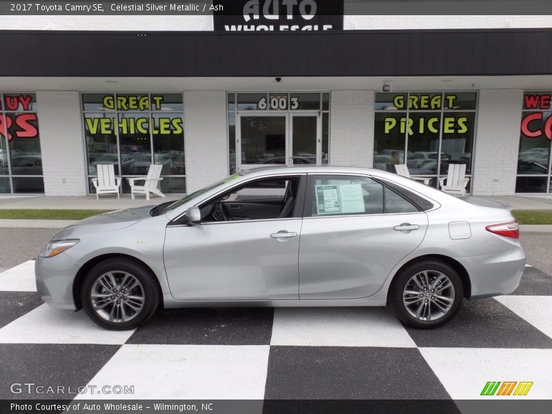 Celestial Silver Metallic / Ash 2017 Toyota Camry SE