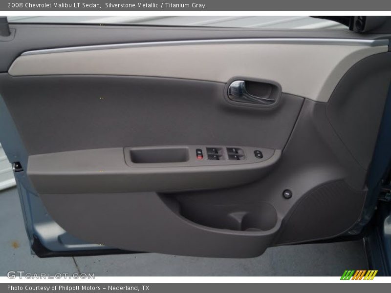 Silverstone Metallic / Titanium Gray 2008 Chevrolet Malibu LT Sedan