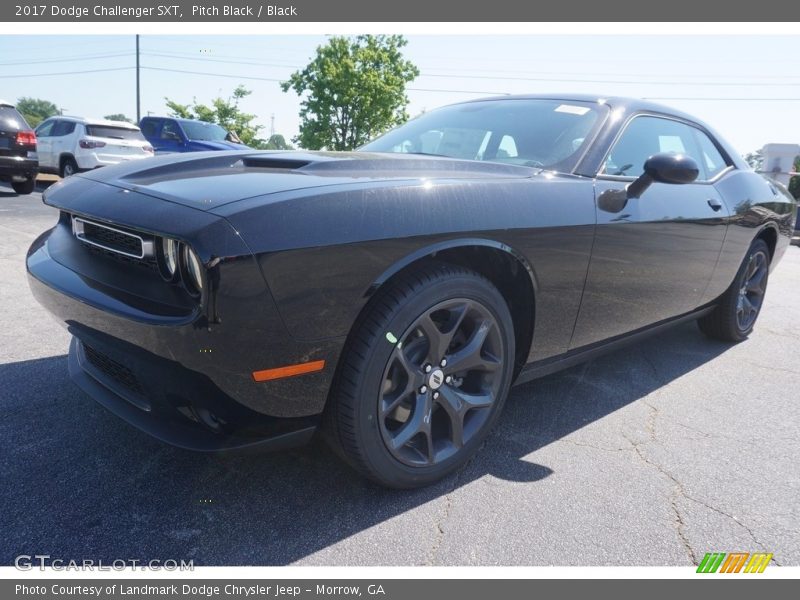 Pitch Black / Black 2017 Dodge Challenger SXT