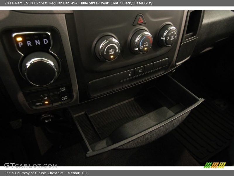 Blue Streak Pearl Coat / Black/Diesel Gray 2014 Ram 1500 Express Regular Cab 4x4
