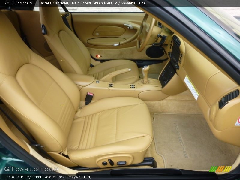 Front Seat of 2001 911 Carrera Cabriolet