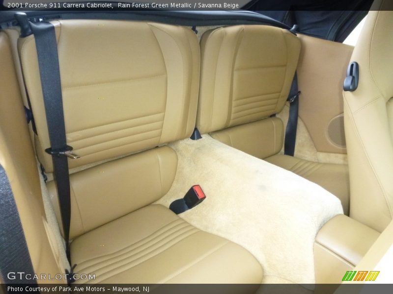 Rear Seat of 2001 911 Carrera Cabriolet